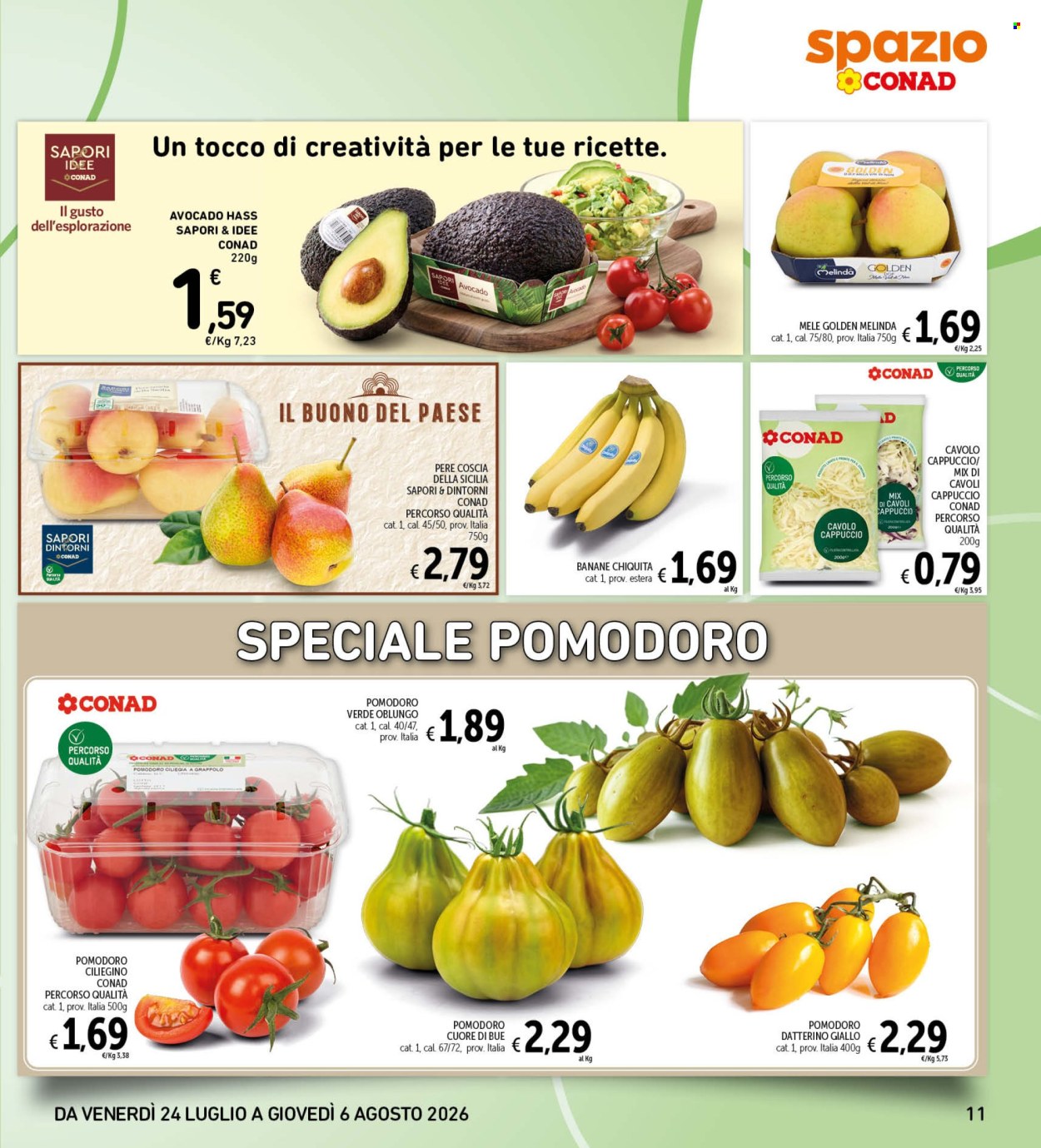 Volantino Spazio Conad - 24/7/2026 - 6/8/2026. Pagina 11