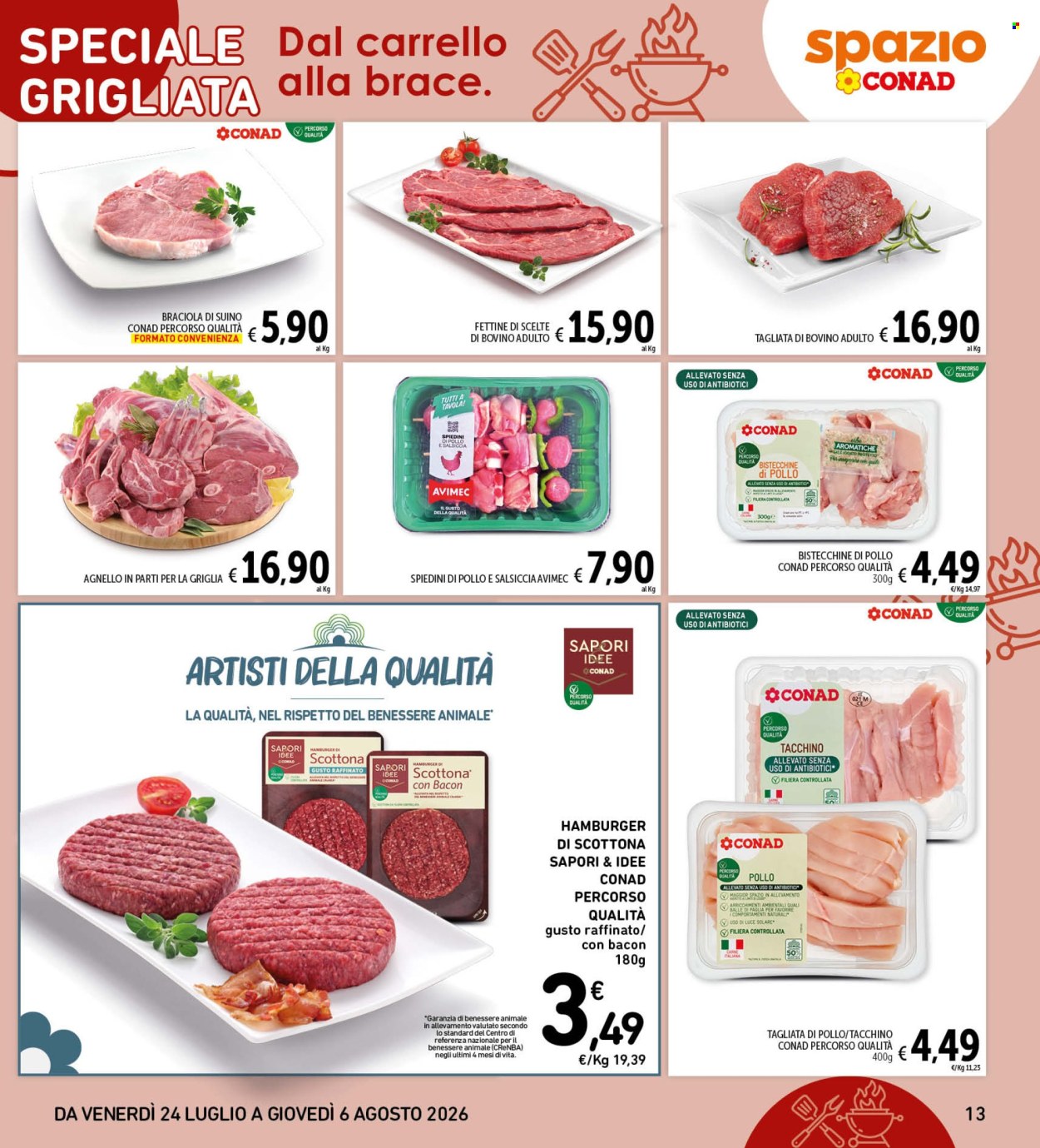 Volantino Spazio Conad - 24/7/2026 - 6/8/2026. Pagina 13