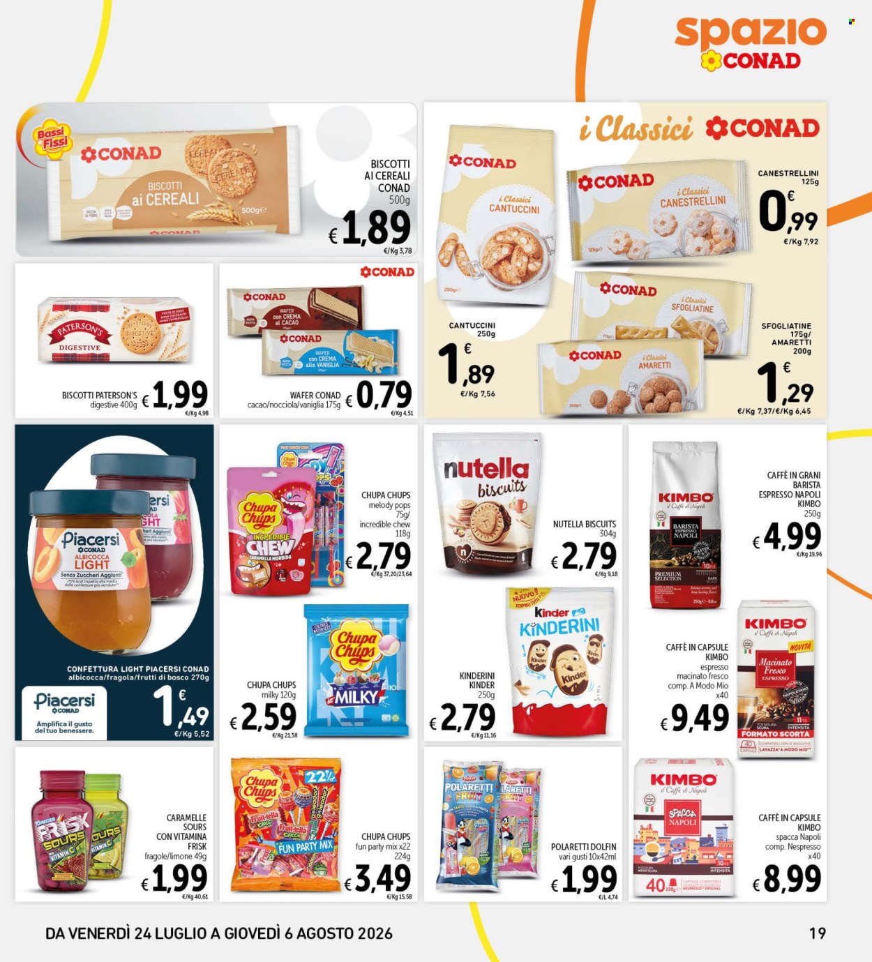 Volantino Spazio Conad - 24/7/2026 - 6/8/2026. Pagina 19