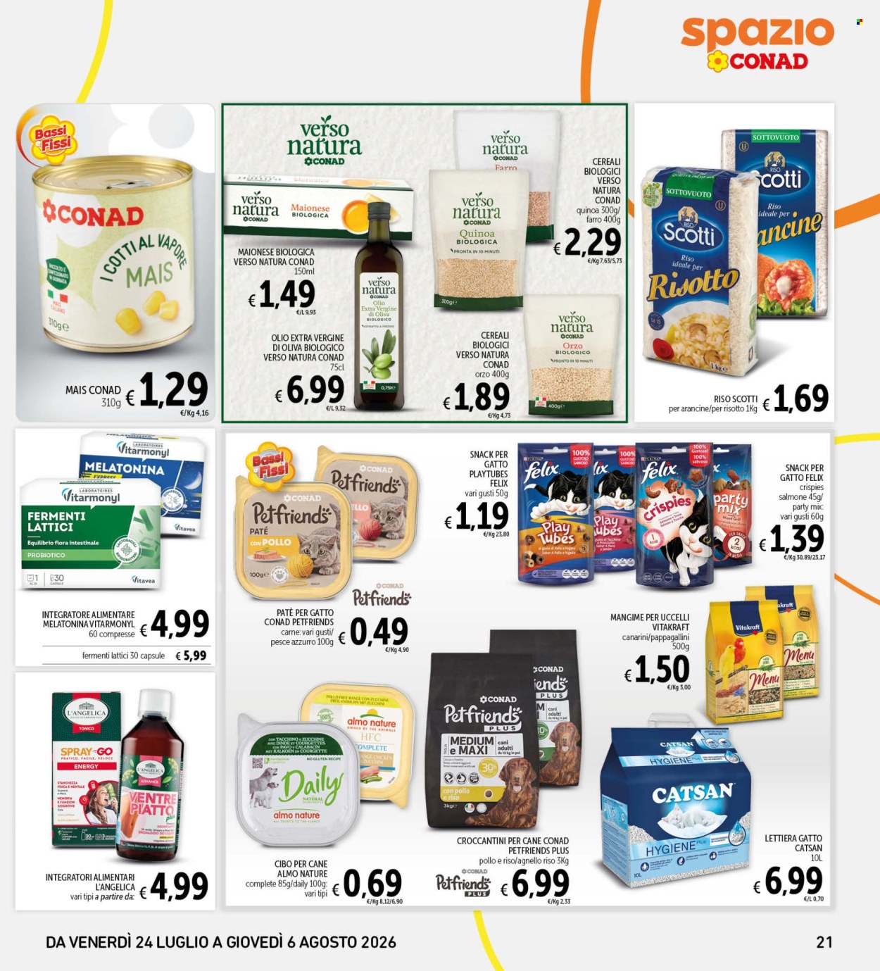 Volantino Spazio Conad - 24/7/2026 - 6/8/2026. Pagina 21
