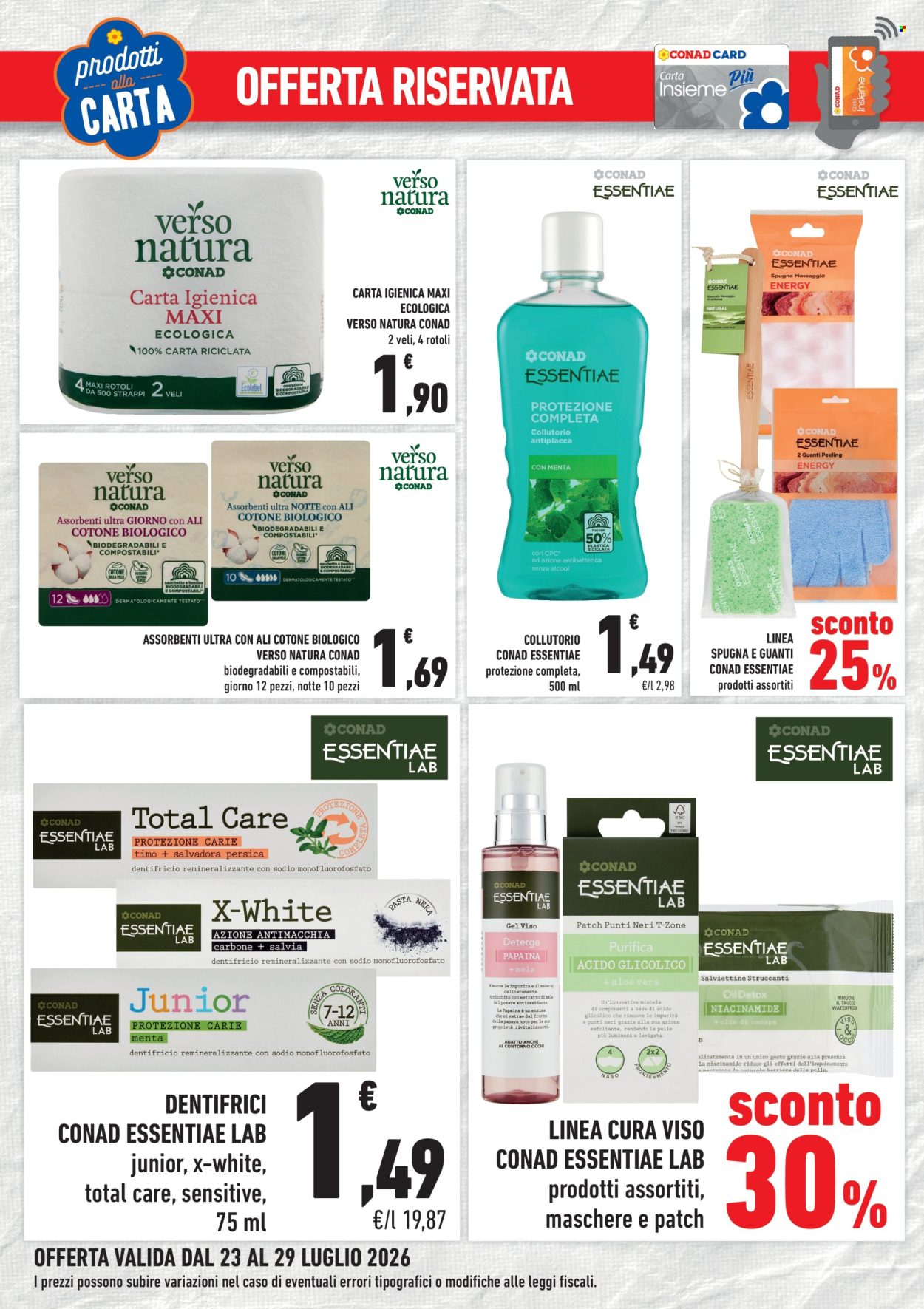Volantino Conad - 23/7/2026 - 29/7/2026. Pagina 4