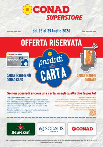 Volantino Conad Superstore - 23/7/2026 - 29/7/2026.