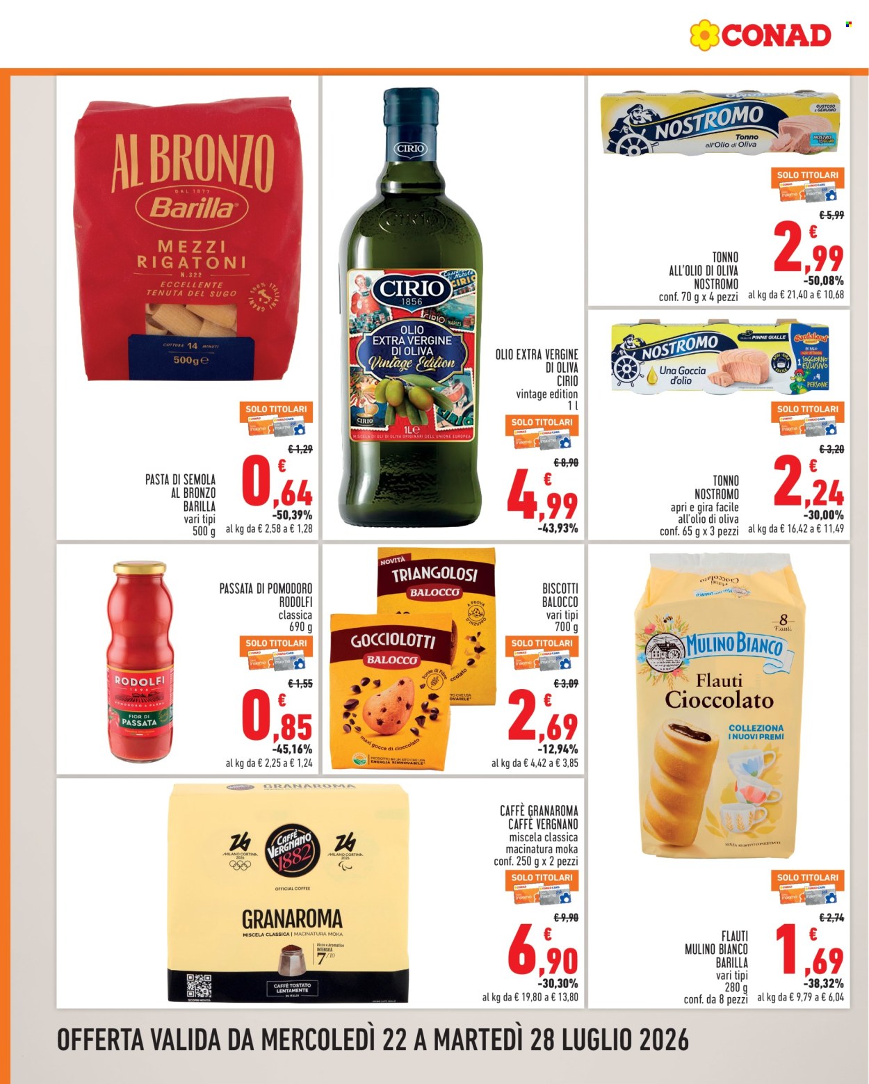 Volantino Conad - 22/7/2026 - 28/7/2026. Pagina 6