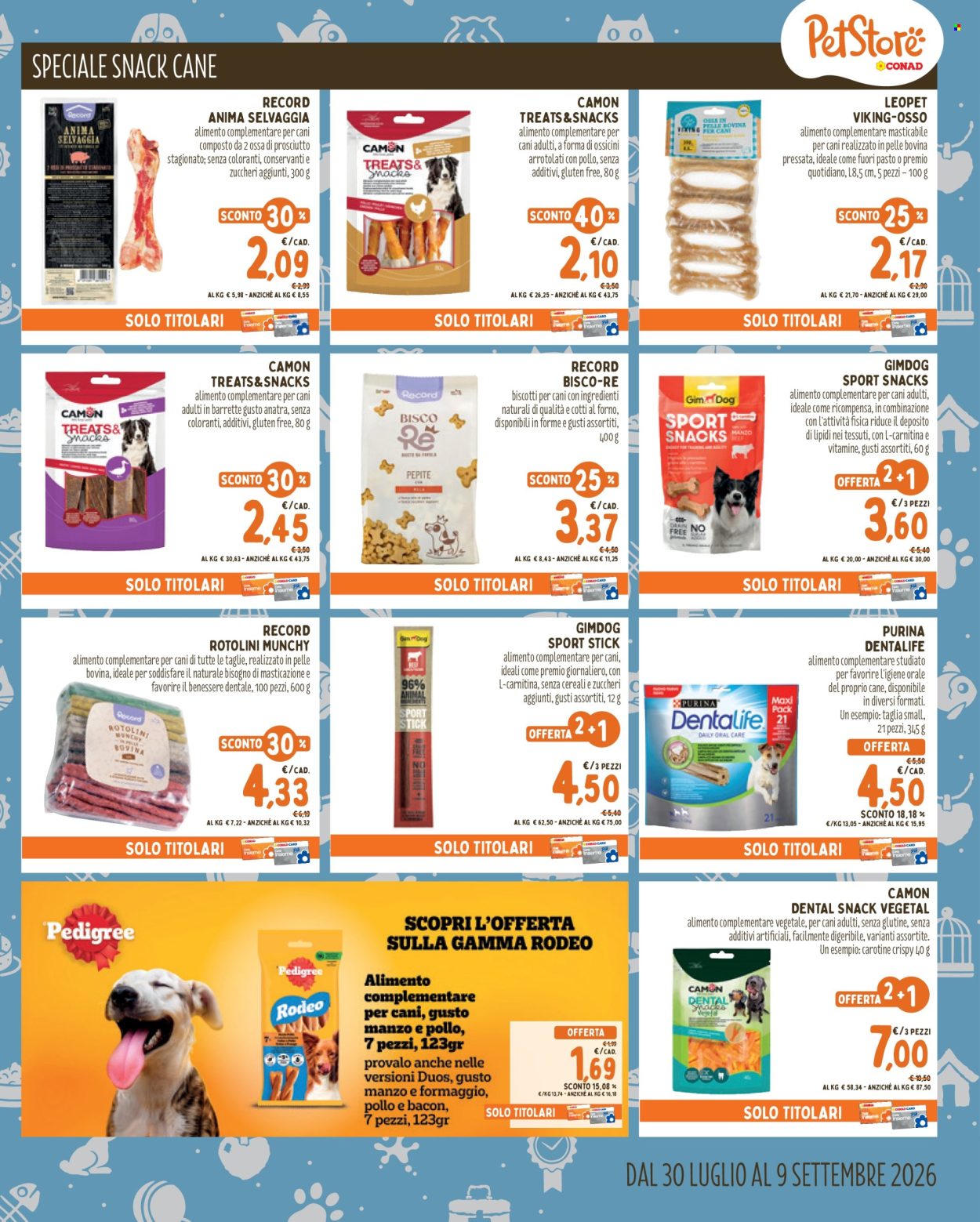 Leták Pet Store Conad - 30.7.2026 - 9.9.2026. Strana 7