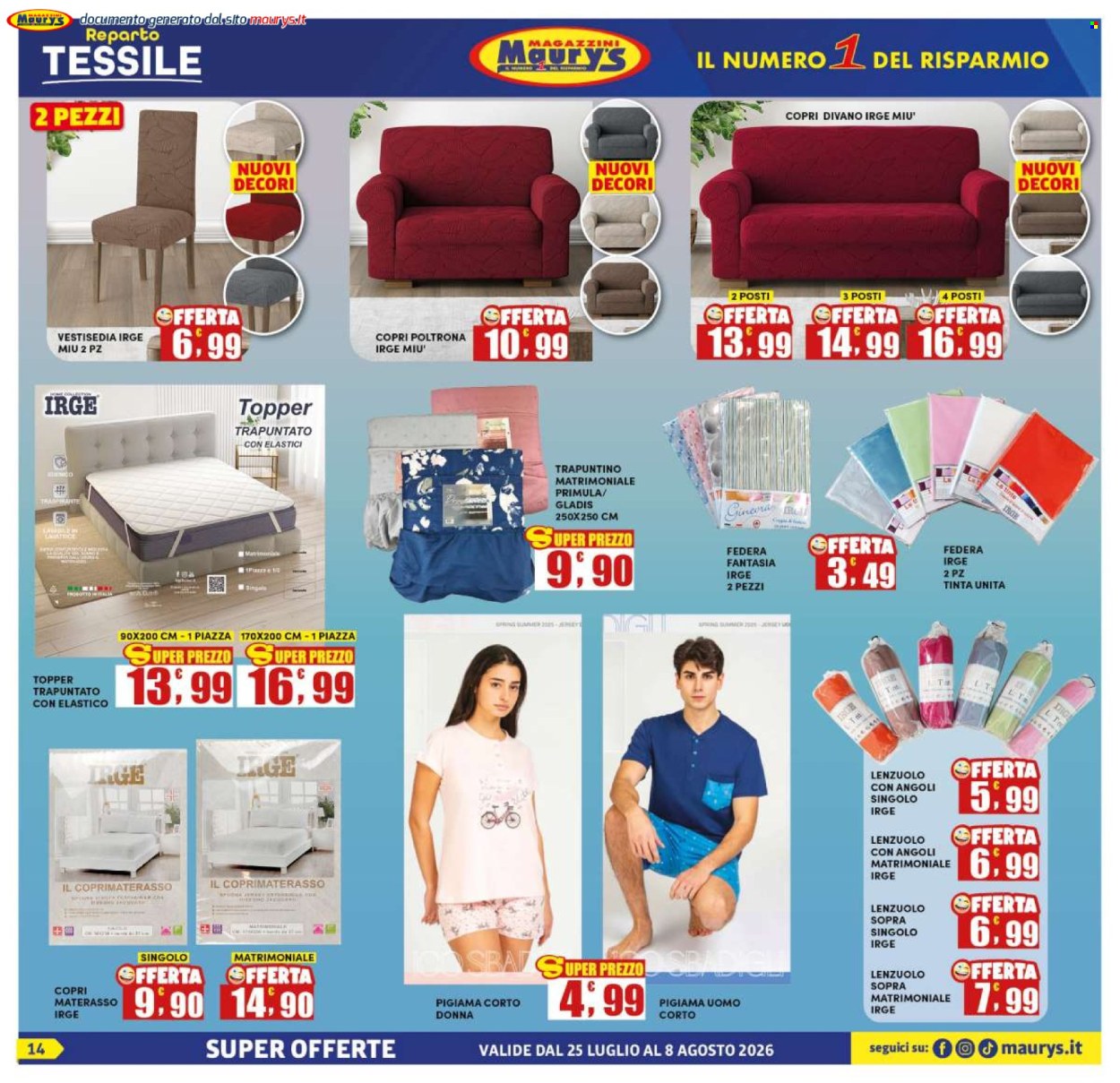Volantino Maury's - 25/7/2026 - 8/8/2026. Pagina 14