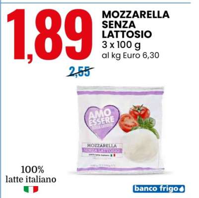 MOZZARELLA SENZA LATTOSIO