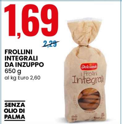 FROLLINI INTEGRALI DA INZUPPO