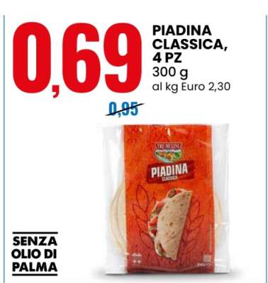 PIADINA CLASSICA, 4 PZ