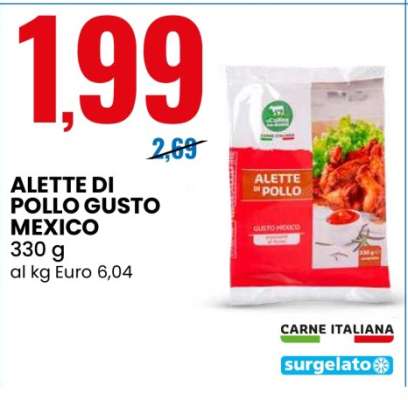 ALETTE DI POLLO GUSTO MEXICO