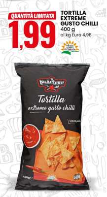 TORTILLA EXTREME GUSTO CHILLI