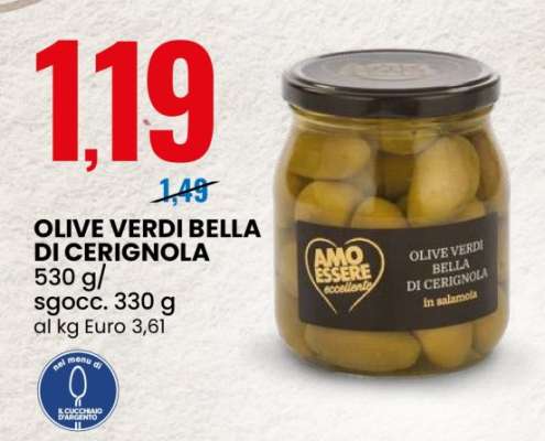 Olive verdi Bella di Cerignola