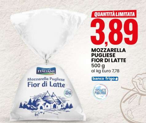 MOZZARELLA PUGLIESE FIOR DI LATTE