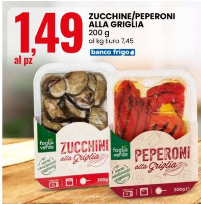ZUCCHINE/PEPERONI ALLA GRIGLIA