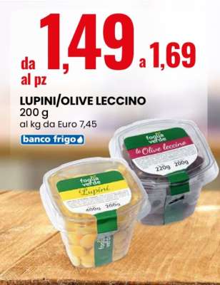 LUPINI/OLIVE LECCINO