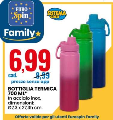 BOTTIGLIA TERMICA 700 ML