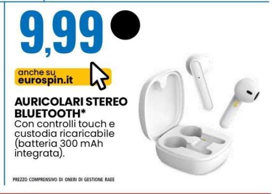AURICOLARI STEREO BLUETOOTH