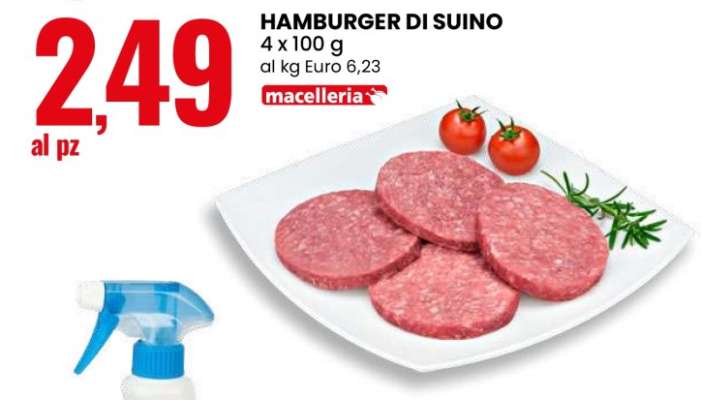 Hamburger Di Suino