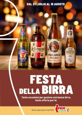 Volantino Iper, La grande i - 27/7/2026 - 16/8/2026.