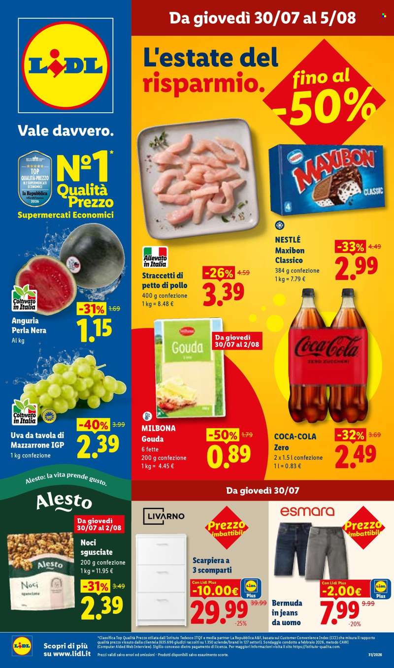 Volantino Lidl - 30/7/2026 - 5/8/2026.