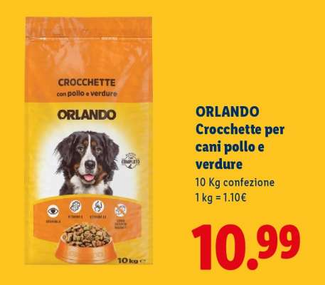 ORLANDO Crocchette per cani pollo e verdure