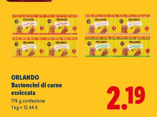 Orlando Bastoncini di carne essiccata
