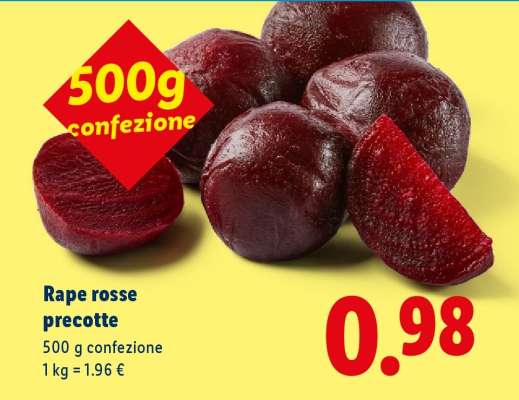 Rape rosse precotte