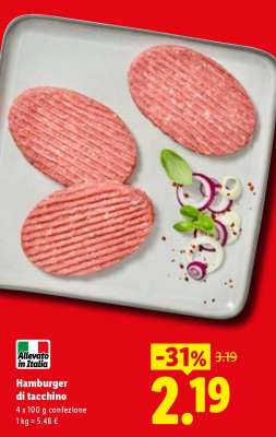 Hamburger Di Tacchino
