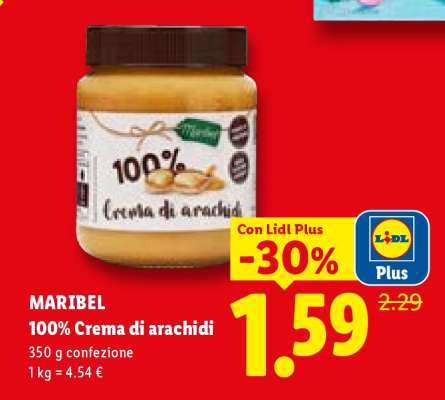 MARIBEL 100% Crema di arachidi