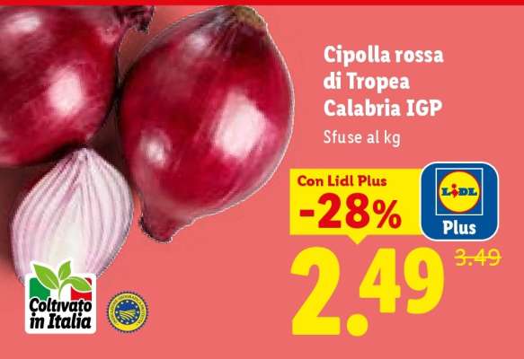 Cipolla Rossa di Tropea Calabria IGP