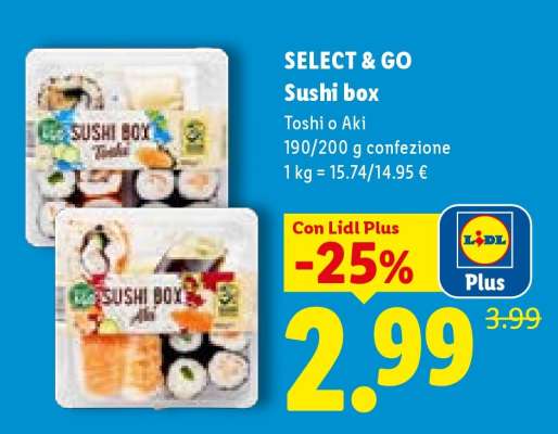 Select&Go Sushi box
