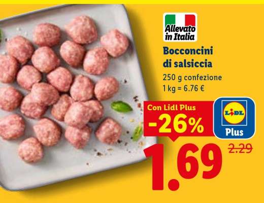 Bocconcini di salsiccia