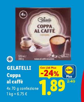 Gelatelli Coppa al caffè