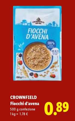 Crownfield Fiocchi d'avena