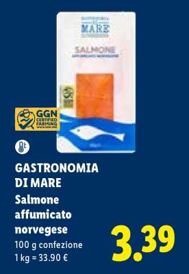 GASTRONOMIA DI MARE Salmone affumicato Norvegese