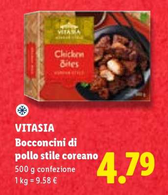 VITASIA Bocconcini di pollo stile coreano