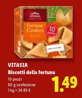 Vitasia Biscotti della fortuna