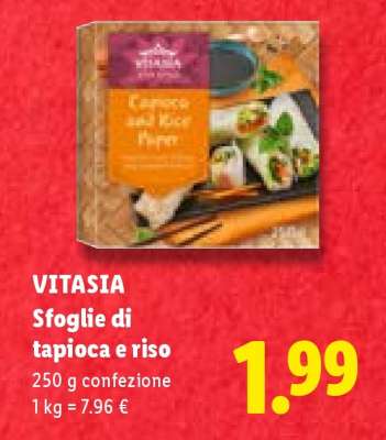 VITASIA Sfoglie di tapioca e riso