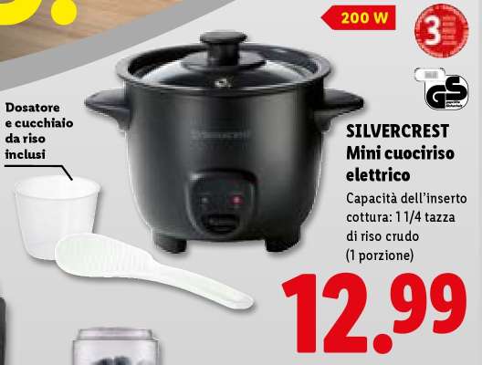 SILVERCREST Mini cuociriso elettrico