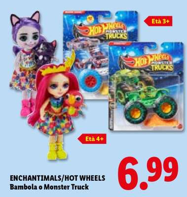 ENCHANTIMALS/HOT WHEELS