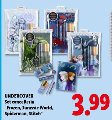UNDERCOVER Set cancelleria