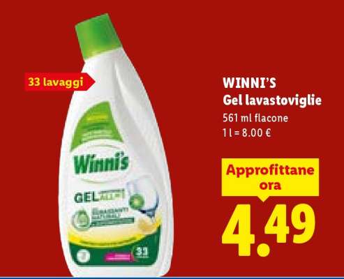Winni's Gel lavastoviglie
