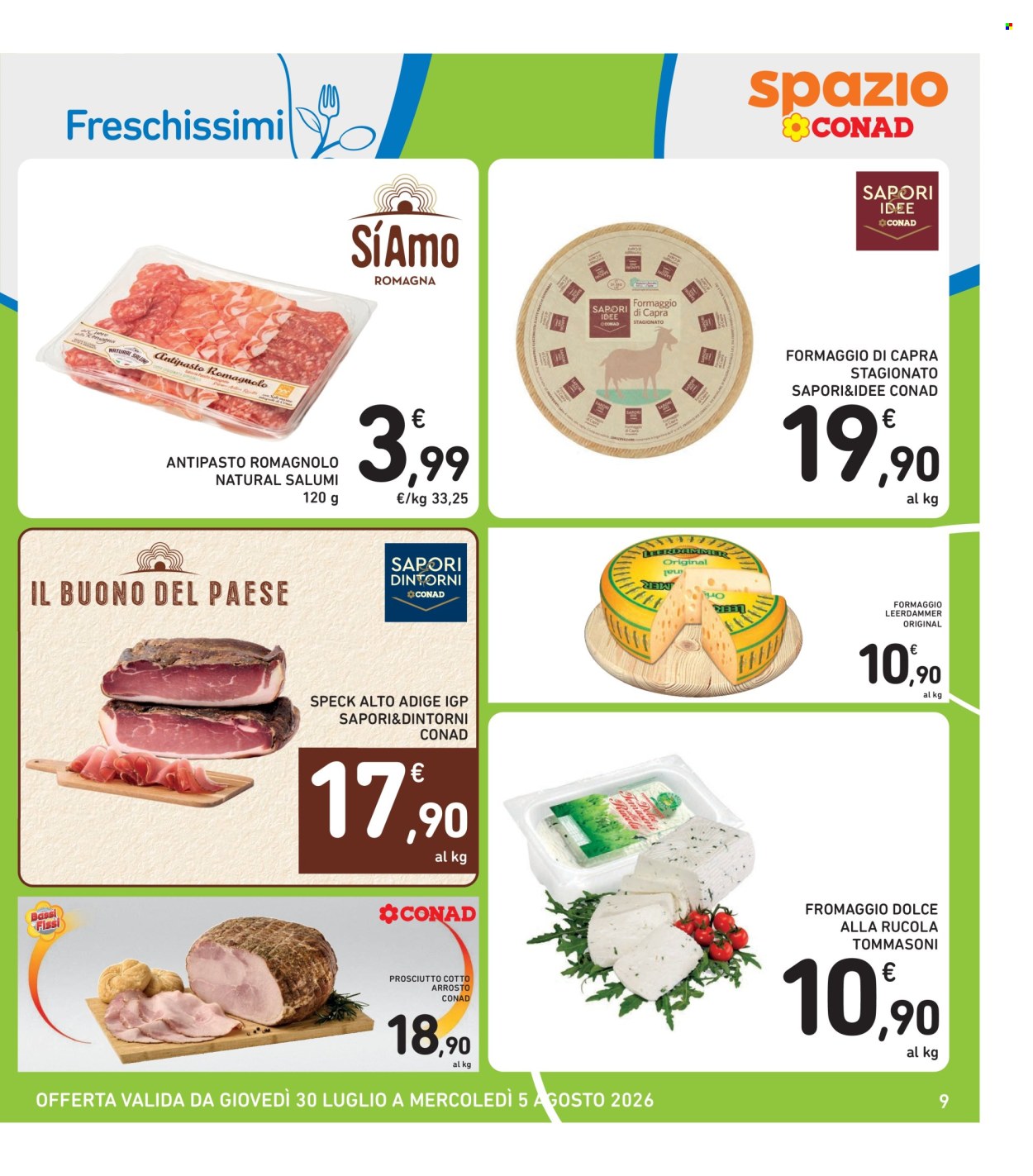 Volantino Spazio Conad - 30/7/2026 - 5/8/2026. Pagina 9