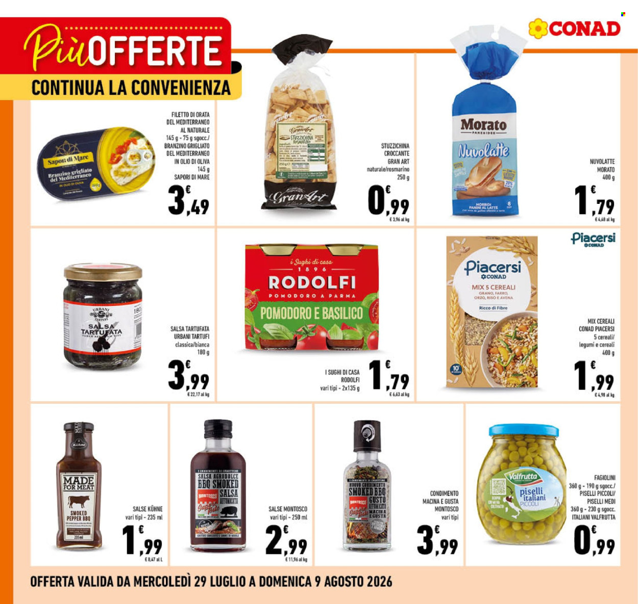 Volantino Conad - 29/7/2026 - 9/8/2026. Pagina 1