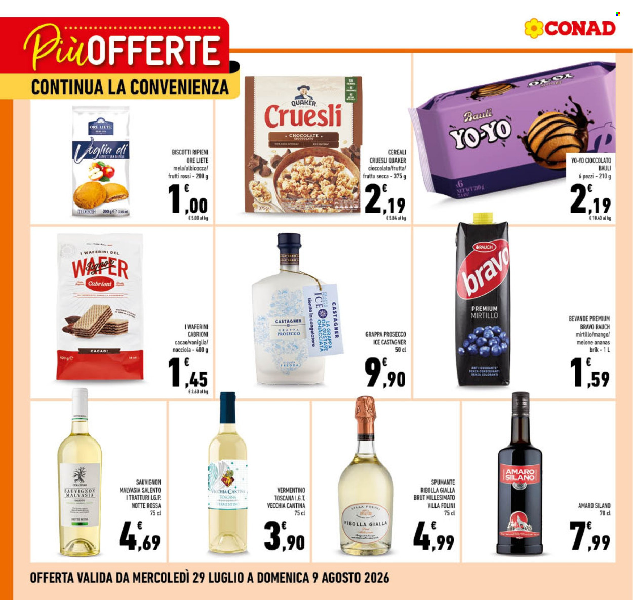 Volantino Conad - 29/7/2026 - 9/8/2026. Pagina 2