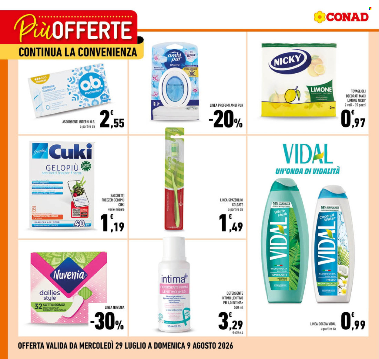 Volantino Conad - 29/7/2026 - 9/8/2026. Pagina 3