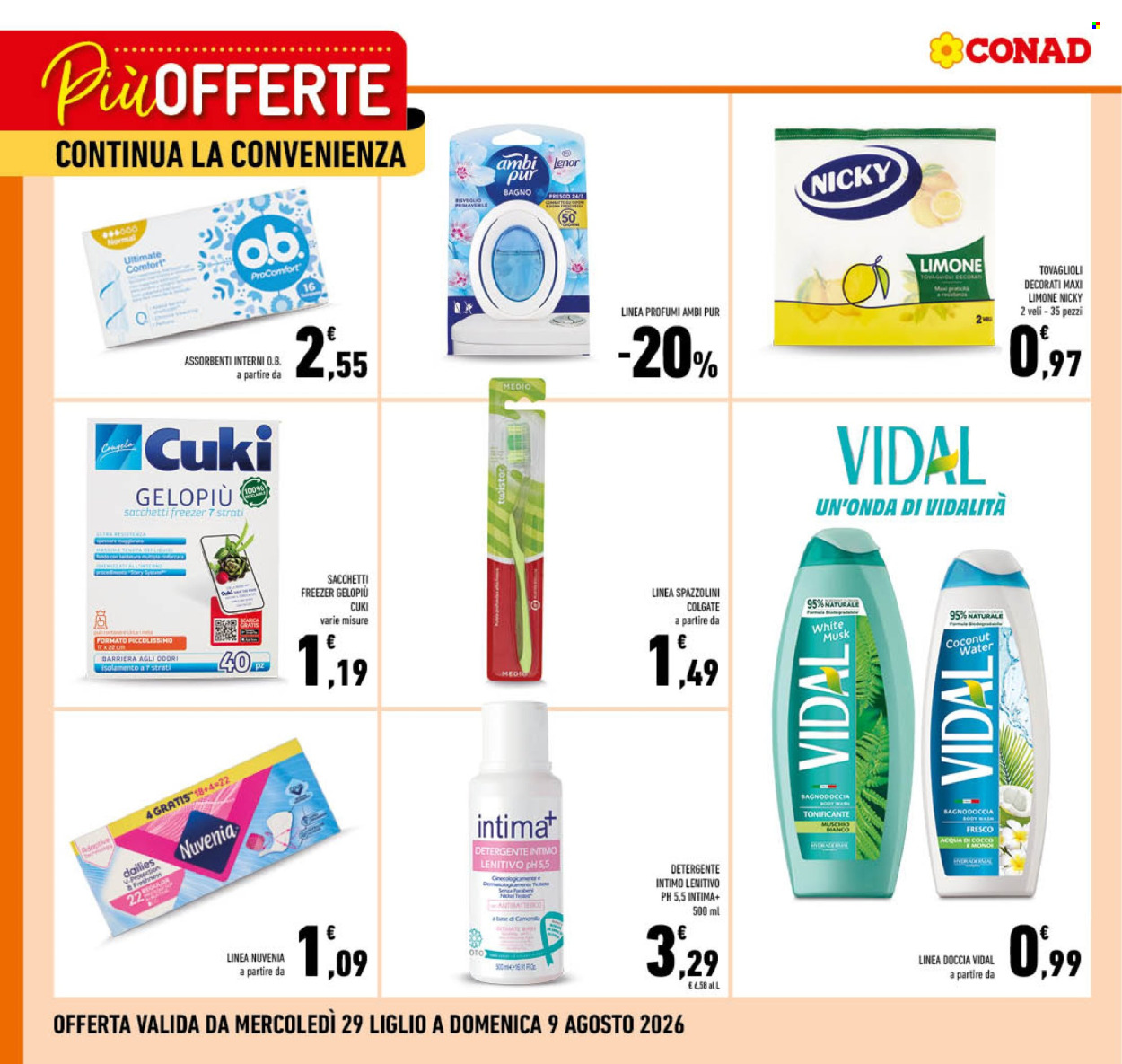 Volantino Conad - 29/7/2026 - 9/8/2026. Pagina 3