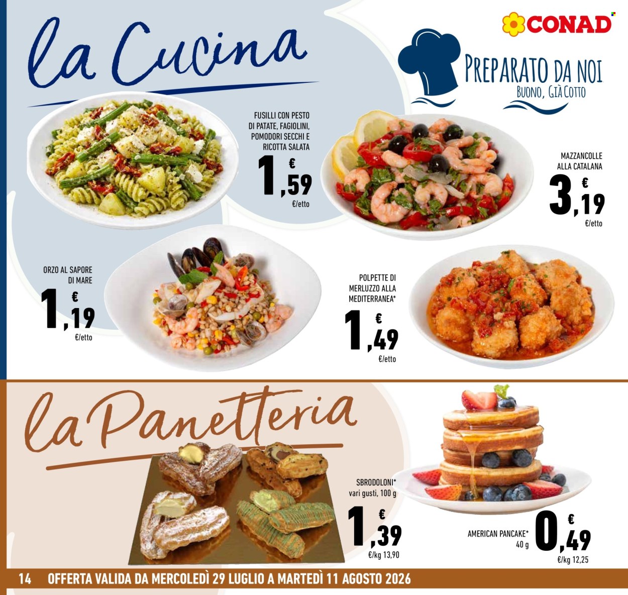 Volantino Conad - 29/7/2026 - 11/8/2026. Pagina 14