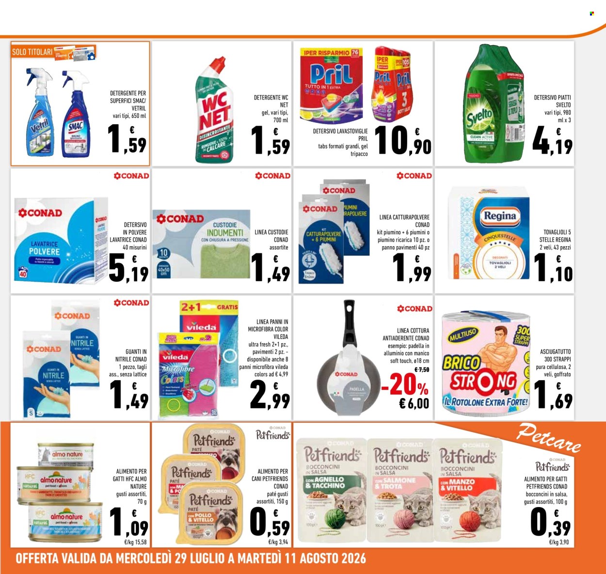 Volantino Conad - 29/7/2026 - 11/8/2026. Pagina 29
