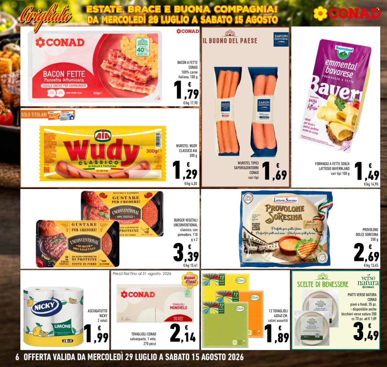 Volantino Conad - 29/7/2026 - 11/8/2026. Pagina 6