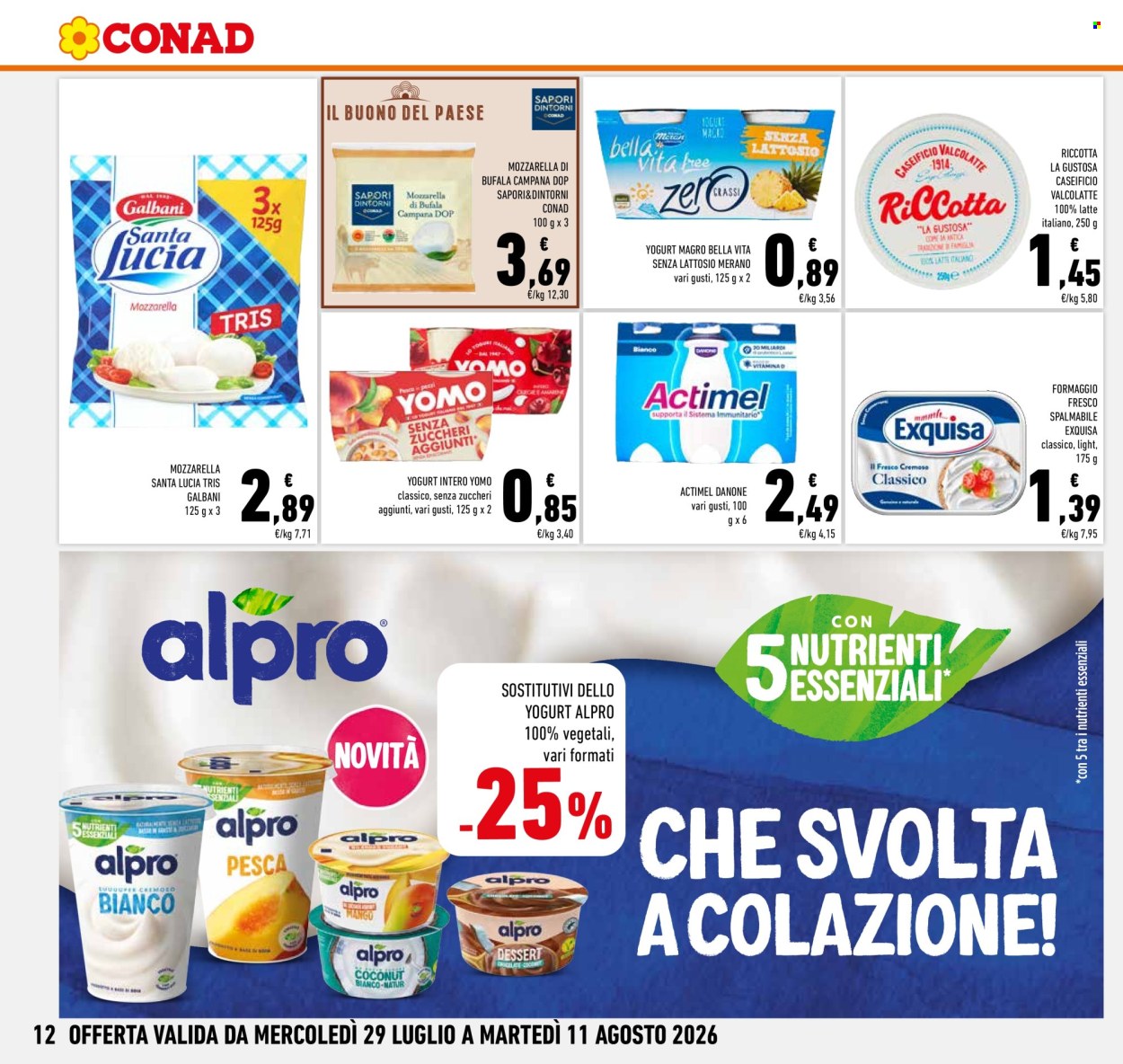 Volantino Conad - 29/7/2026 - 11/8/2026. Pagina 12
